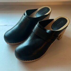 Tall Black Clogs by LL Bean